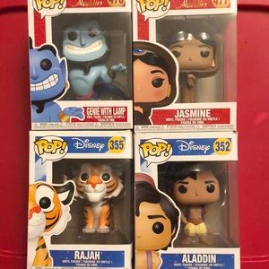 🧞‍♂️Four Disney’s Aladdin Pops🧞‍♂️